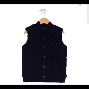 JANIE AND JACK
Boys Cable Knit Puffer Vest w/ tags